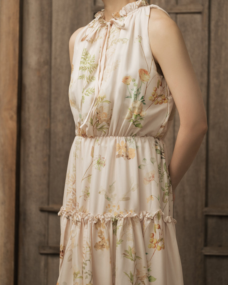 Adler Cream Print Dress