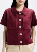 Hannah Maroon Top