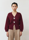 Aelin Maroon Top