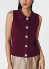 Peggy Maroon Top