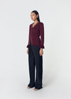 Judith Maroon Top