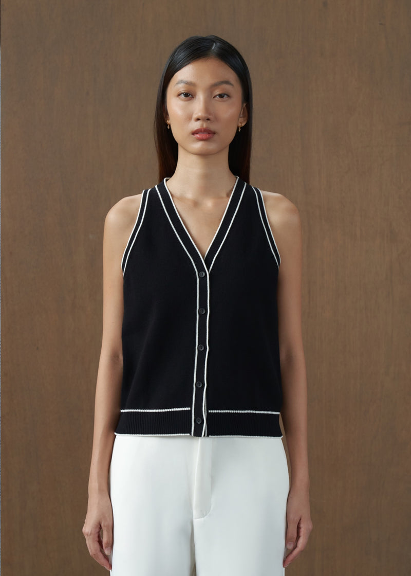 Monica Black Top