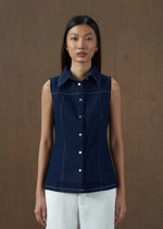 Connie Denim Top