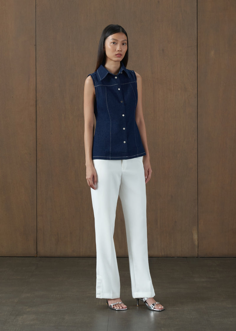 Connie Denim Top