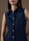 Connie Denim Top