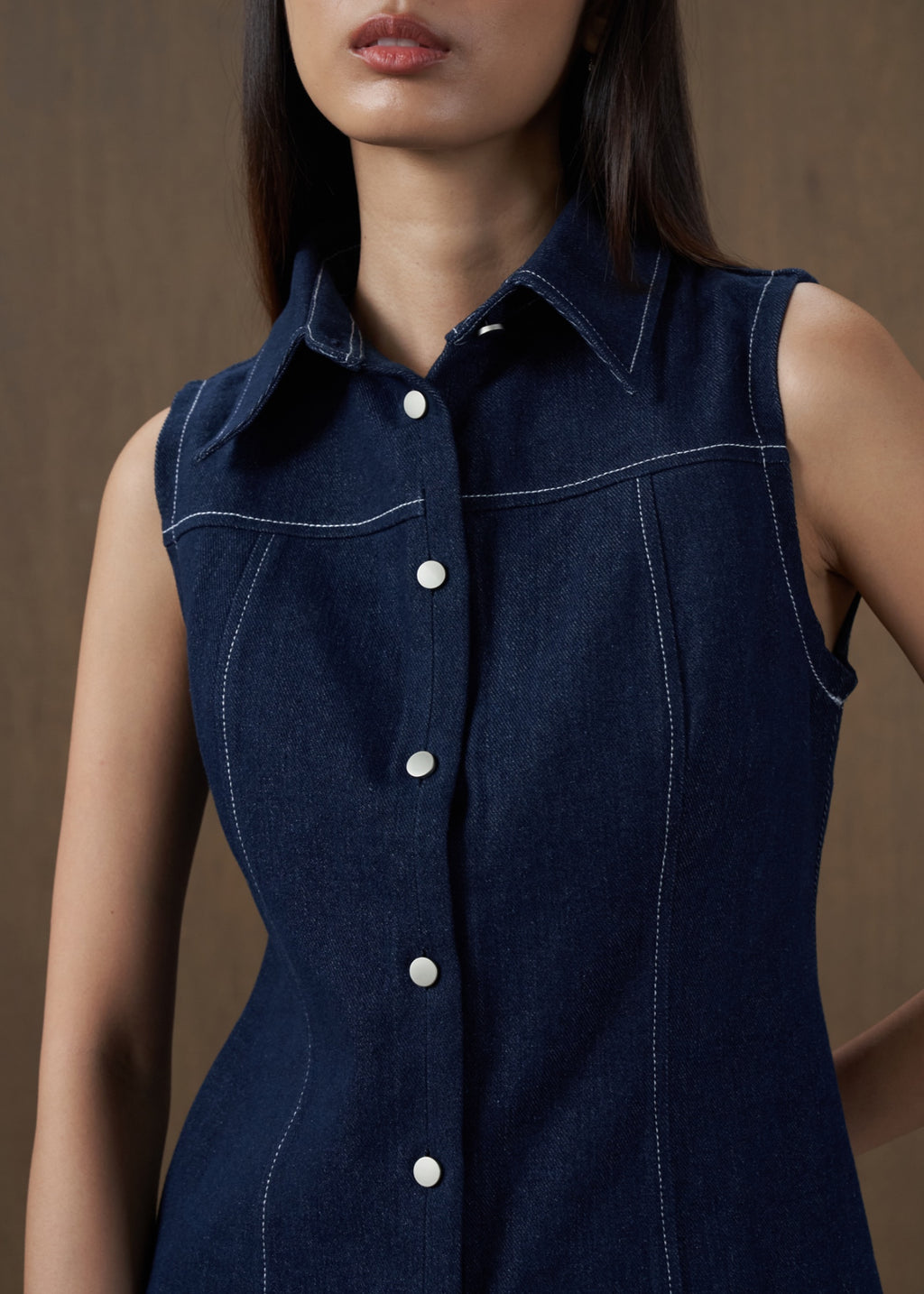Connie Denim Top