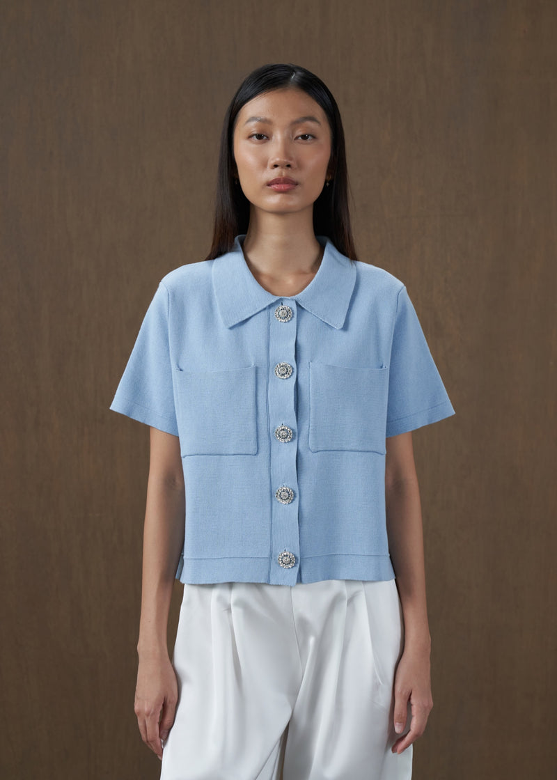Hannah Blue Top