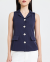 Edith Navy Top