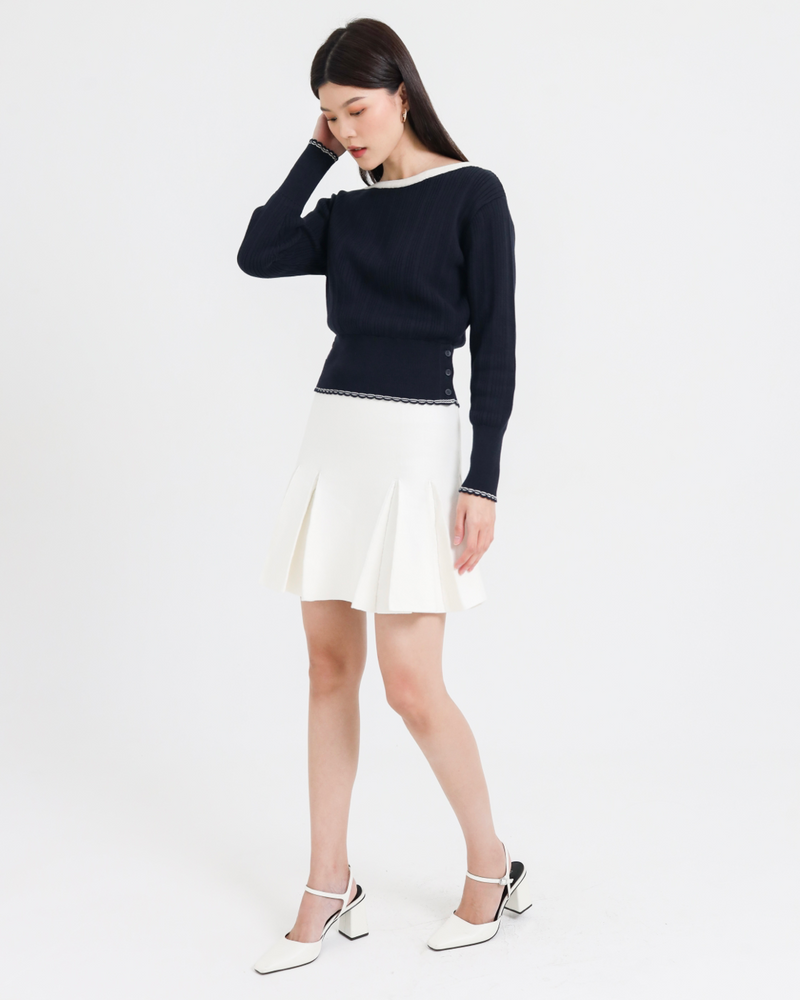 Sophie Navy Top