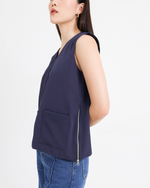 Dorothy Navy Top