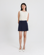 Bria Navy Skort