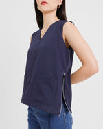 Dorothy Navy Top