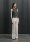 Peggy Grey Top