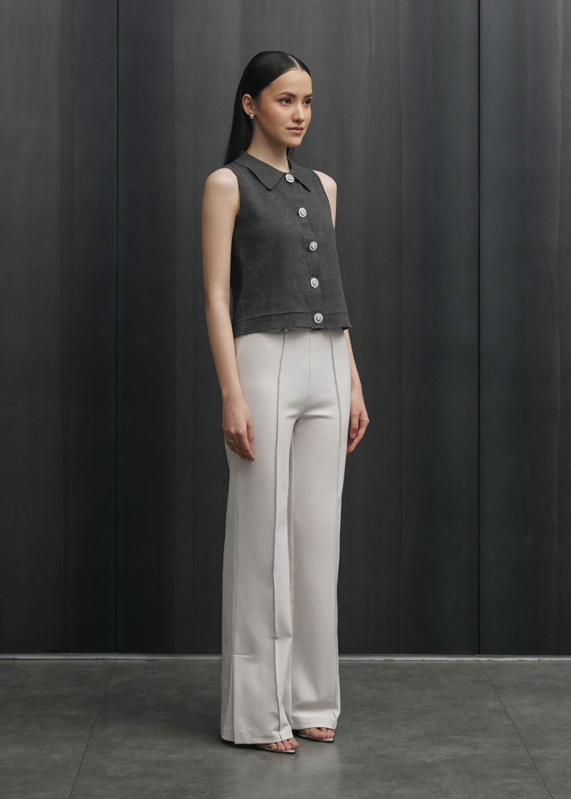 Peggy Grey Top