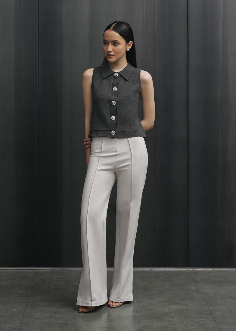 Peggy Grey Top