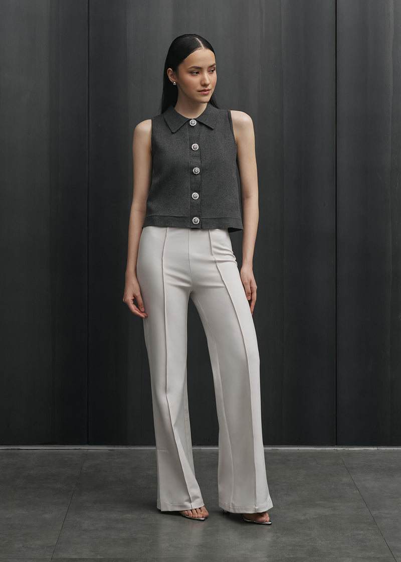 Peggy Grey Top