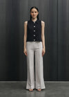Peggy Navy Top