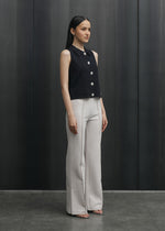 Peggy Navy Top