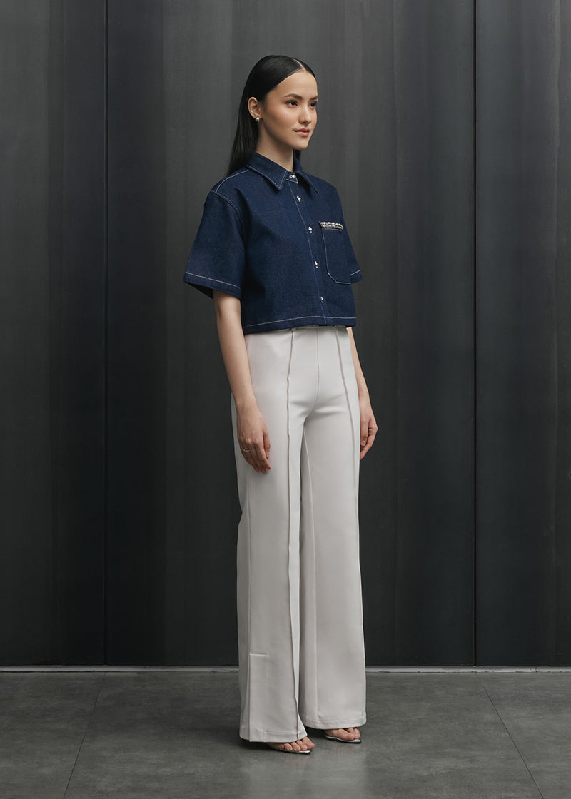 Erin Dark Denim Top (Privé Edition)
