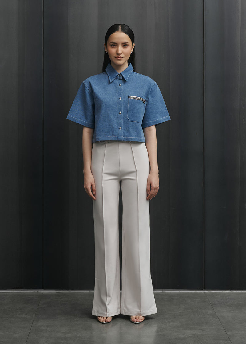 Erin Denim Top (Privé Edition)