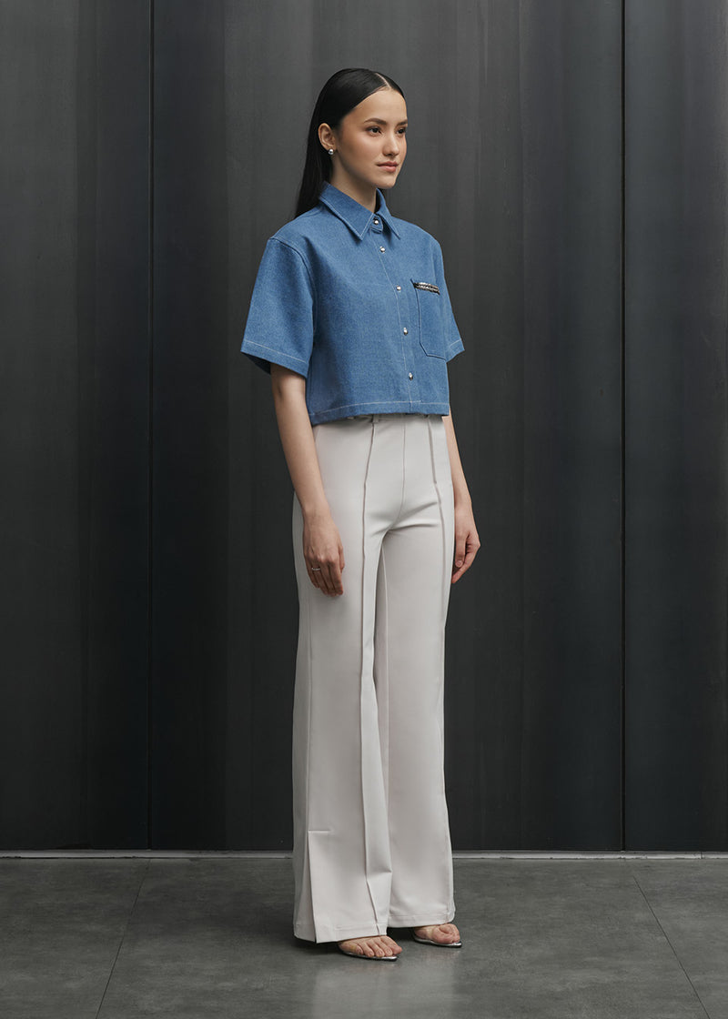 Erin Denim Top (Privé Edition)