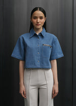Erin Denim Top (Privé Edition)