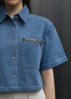 Erin Denim Top (Privé Edition)