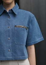 Erin Denim Top (Privé Edition)