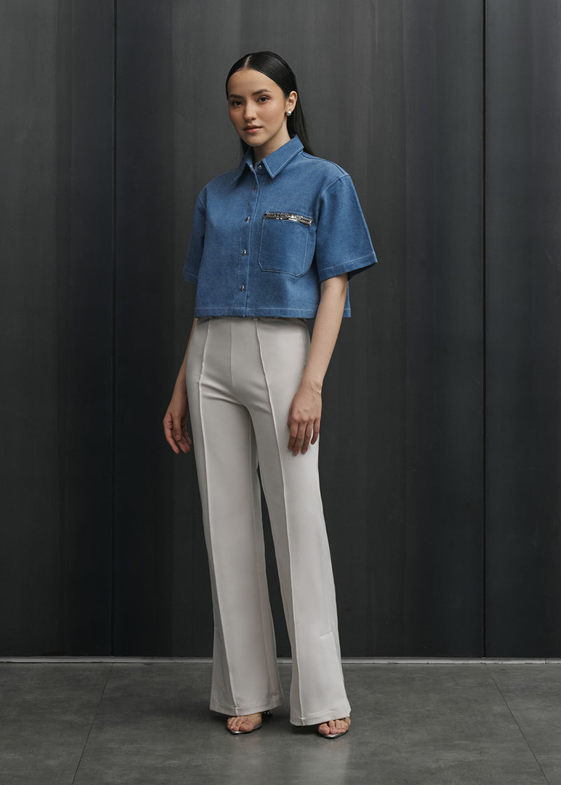Erin Denim Top (Privé Edition)