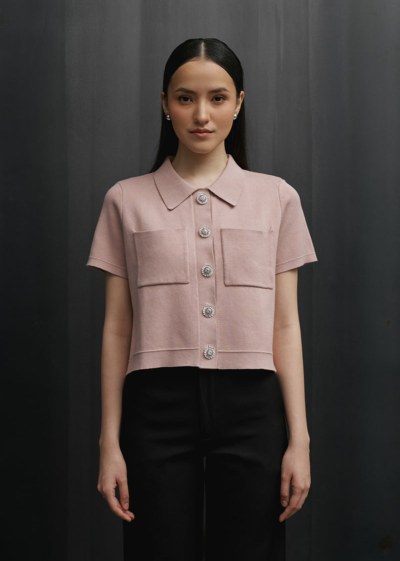 Hannah Pink Top