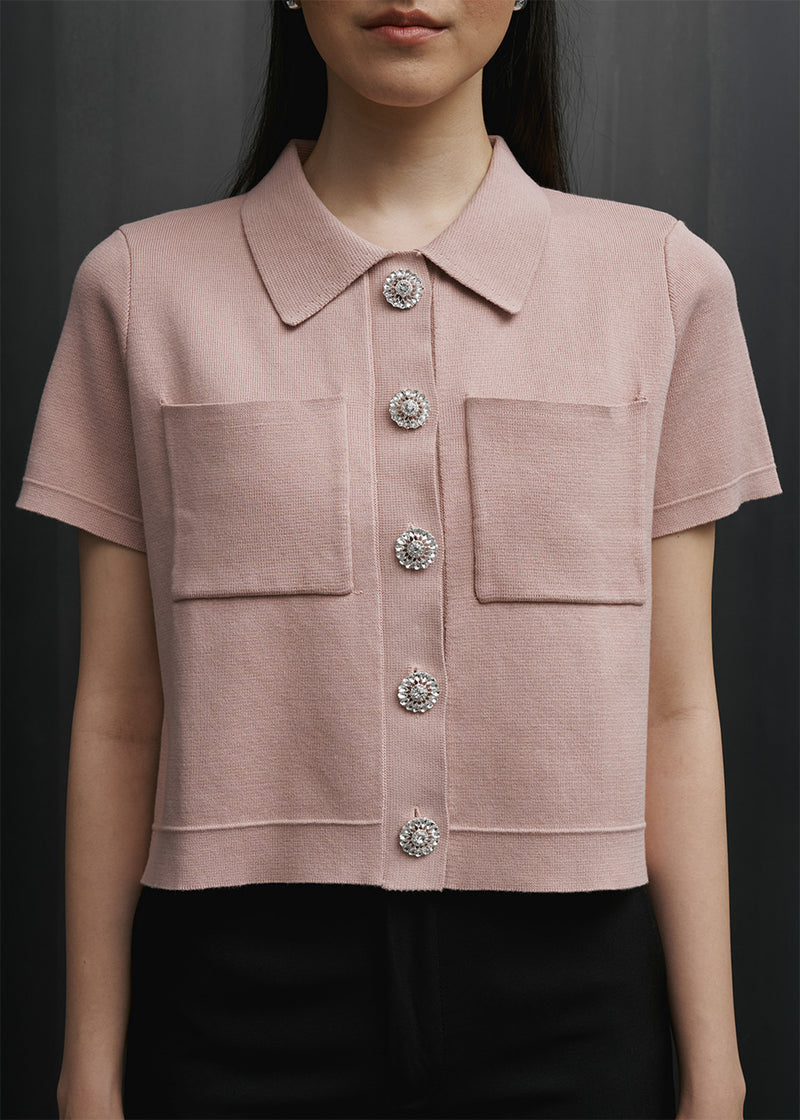 Hannah Pink Top
