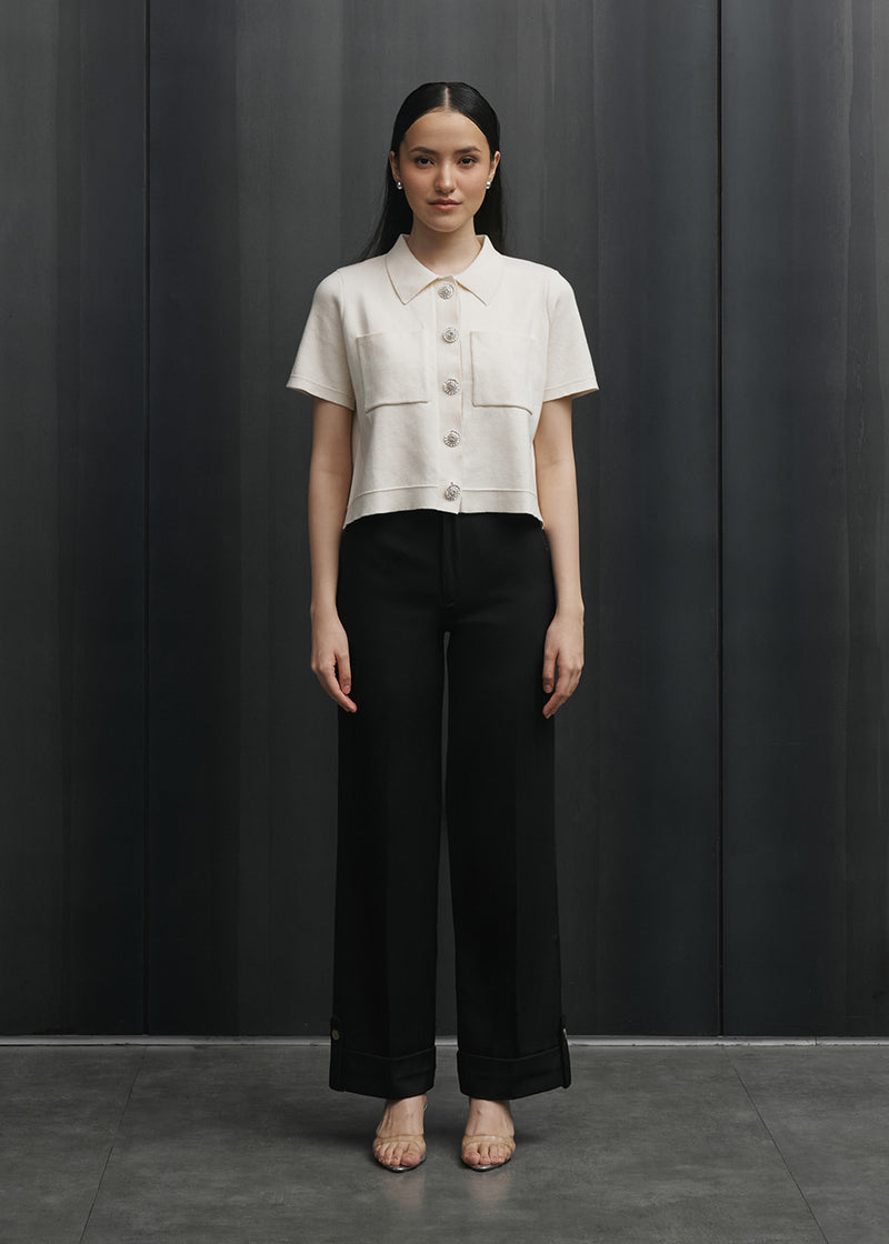 Hannah Off White Top
