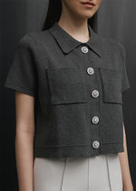 Hannah Grey Top