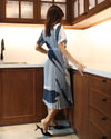 Paula Dusty Blue Print Dress