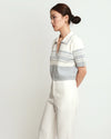 Levana Grey Stripes Top