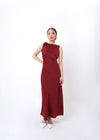 Rovina Maroon Dress