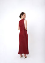 Rovina Maroon Dress