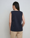 Dorothy Navy Top