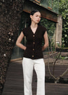 Posh The Label - Delory Dark Brown Top