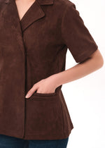 Alicia Dark Brown Top