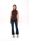 Connie Dark Brown Top