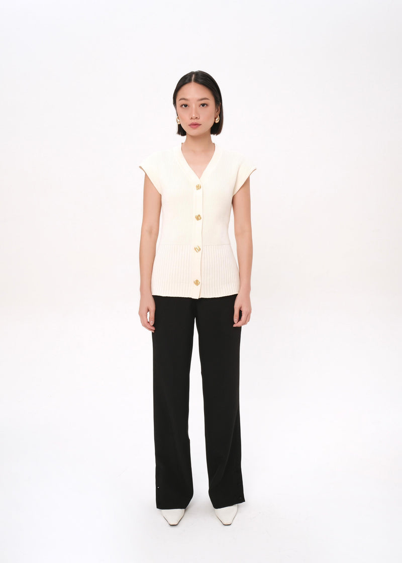 Delory Cream Top