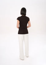 Delory Dark Brown Top