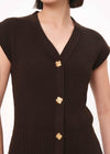 Delory Dark Brown Top