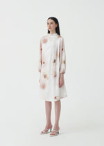 Vanora Latte Print Dress