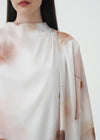Vanora Latte Print Dress