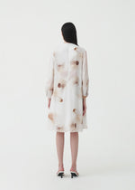 Vanora Latte Print Dress