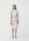 Vanora Latte Print Dress