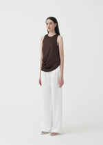 Adela Brown Top