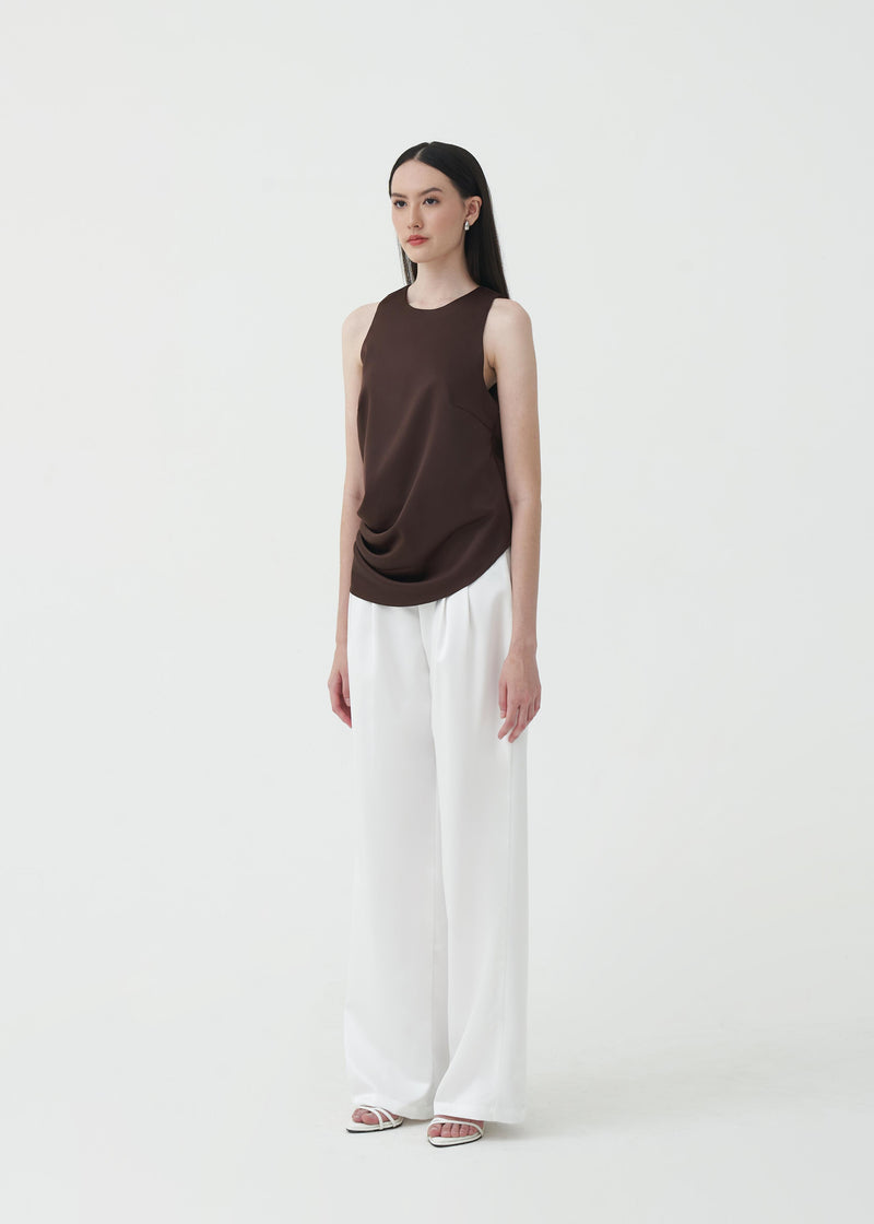 Adela Brown Top
